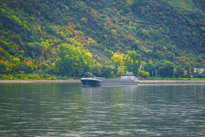 Boats in sea