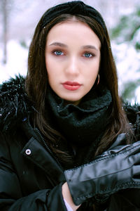 Portrait of young woman