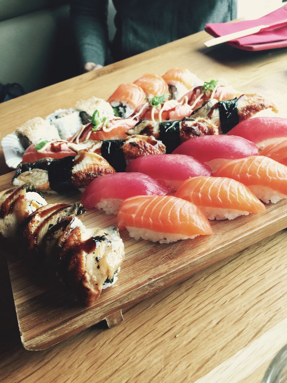 food and drink, food, seafood, freshness, raw food, healthy eating, fish, indoors, meat, close-up, healthy lifestyle, still life, arrangement, tray, in a row, selective focus, choice, meal, plate, salmon, variation, indulgence, red meat, large group of objects, ready-to-eat, main course, temptation