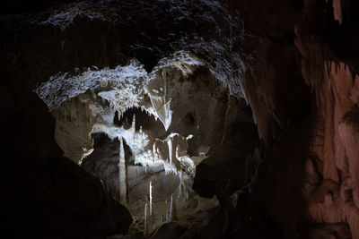 Low angle view of cave