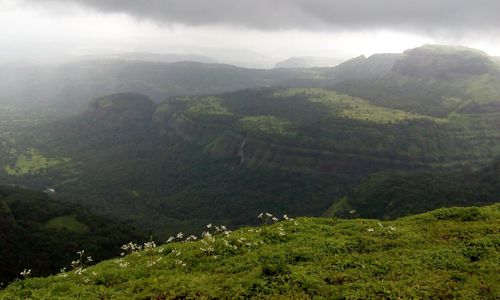 Scenic view of mountains
