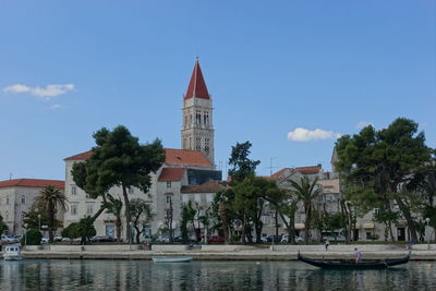 View of built structures against sky