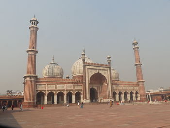 View of historical building against clear sky