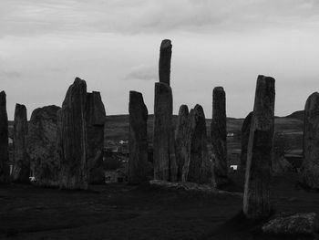 Panoramic shot of landscape against sky