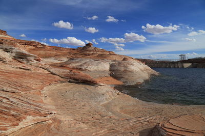 View of sand dunes