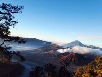 Scenic view of mountains