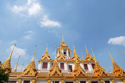 Low angle view of building against sky