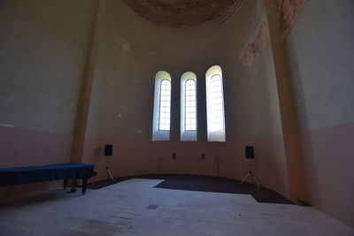 An old orthodox church converted into a concert hall in abkhazia, pitsunda, republic of abkhazia