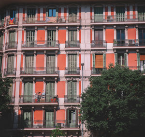 Full frame shot of residential building