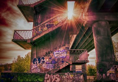 Low angle view of built structure