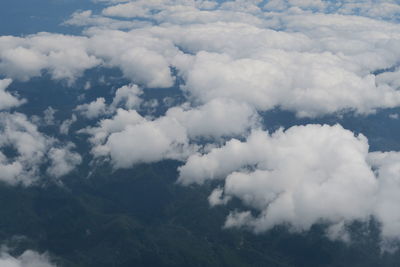 Low angle view of clouds in sky