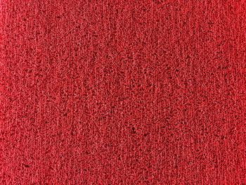 Full frame shot of red rug