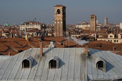 Historic building against sky in city