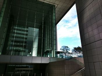 Modern office building against sky