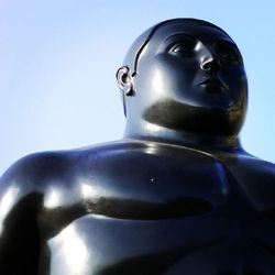 Low angle view of statue