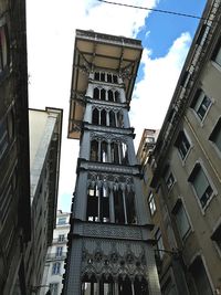 Low angle view of historic building against sky