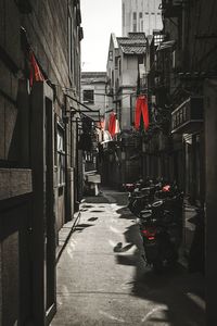 Street amidst buildings in city