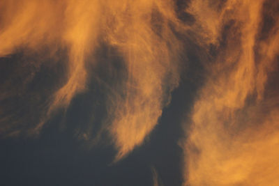 Low angle view of dramatic sky