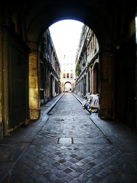 Corridor in building