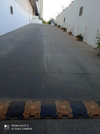 Road amidst buildings in city
