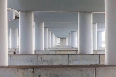 Close-up of columns