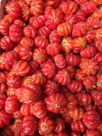 Full frame shot of strawberries