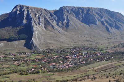 Scenic view of mountains