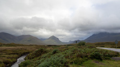 Scenic view of landscape against sky