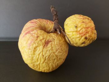 High angle view of oranges on table