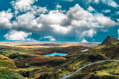 Panoramic view of landscape against sky