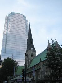 Low angle view of building against sky