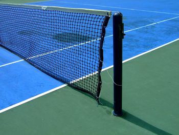 Full frame shot of tennis court