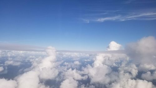 Low angle view of clouds in sky