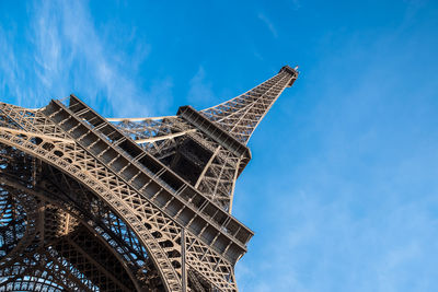 Eiffel tower, low angle perspective