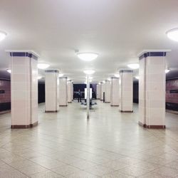 View of underground walkway