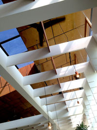 Close-up of modern staircase