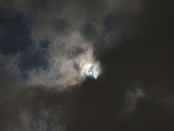 Low angle view of sky at night