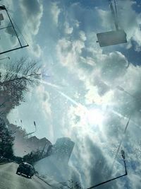 Low angle view of sky