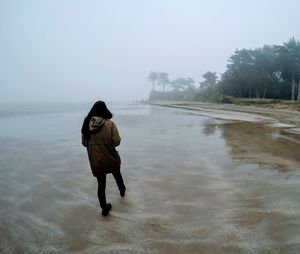 Woman on beach