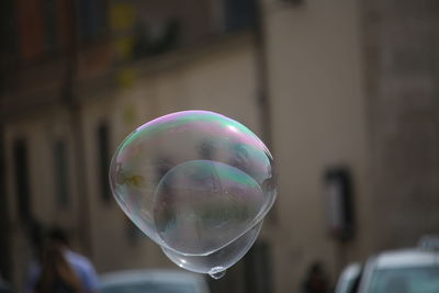 Close-up of bubbles