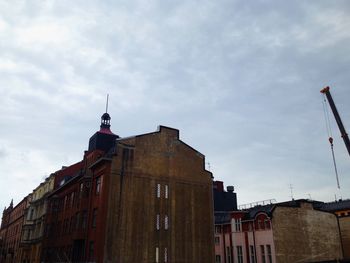 Low angle view of building against sky