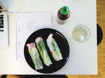 Close-up of food in plate
