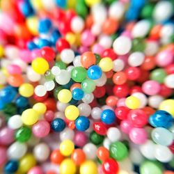 Full frame shot of colorful candies