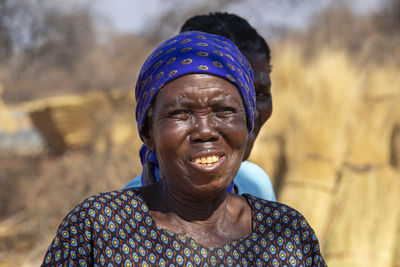 Portrait of a smiling young woman