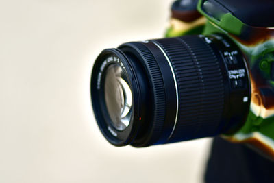 Close-up of camera