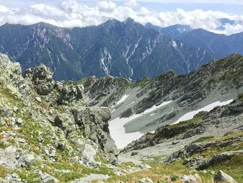 Scenic view of mountains