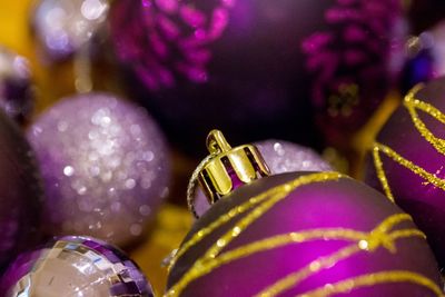 Close-up of christmas decoration