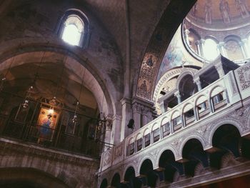 Low angle view of historical building