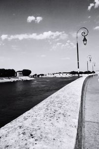 Scenic view of road against sky