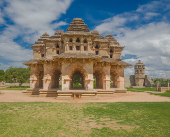 Lotus mahal, queens retreat during vijaynagar kingdom in ancient india